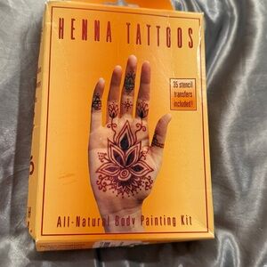 Earth Henna Premium Tattoos Body Painting Kit